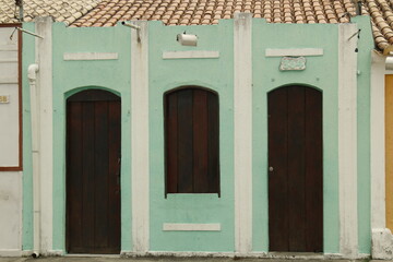 old door in the town