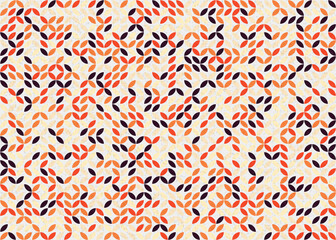 Abstract Geometric Pattern generative computational art illustration