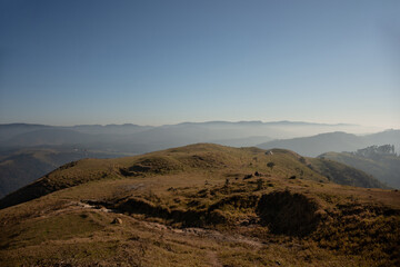 Wonderful landscape in the mountains of the interior of Brazil