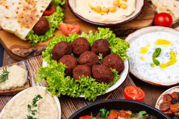 Traditional Jewish, Israeli and middle Eastern food