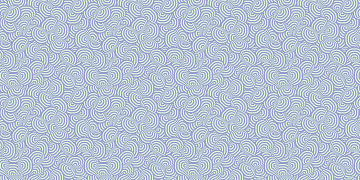 Seamless pattern. Light purple, cone seashell images. Umbrella shapes with light green background texture. Graphic pattern for fabric, textile, wallpaper, packaging.