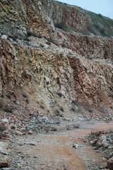 Arid area near the quarry.