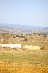 Arid area near the quarry.