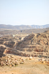 Arid area near the quarry.