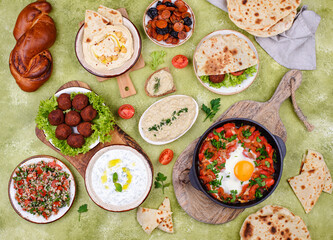 Traditional Jewish, Israeli and middle Eastern food