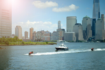 Obraz premium New York city skyline. USA