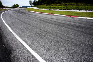 Selbstklebende Fototapeten Motorsport race track © RooftopStudioBangkok