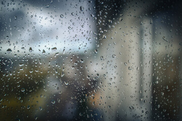 rain drops on window
