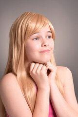 Naklejka premium Portrait of beautiful girl