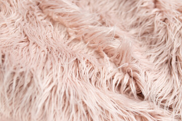 background texture. llama fur. artificial fur. pink fur