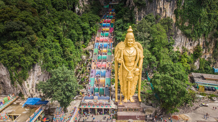 Batu caves in Kuala Lumpur Malaysia