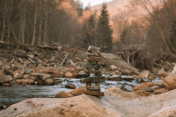 river in the mountains
