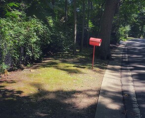 red mailbox
