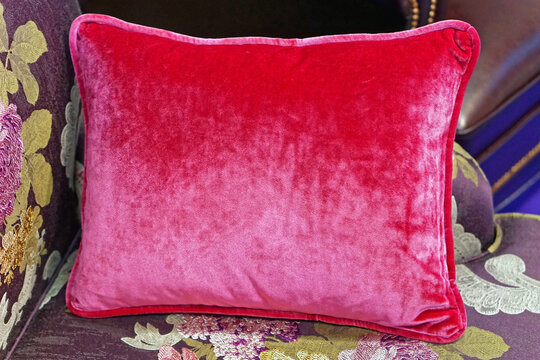 Red Plush Pillow