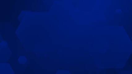 Obraz premium Abstract hexagon geometric blue pattern technology medical and science dark background.