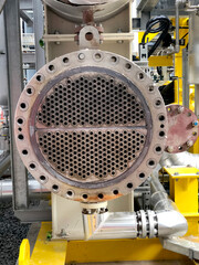 Open the lid of the heat exchanger.