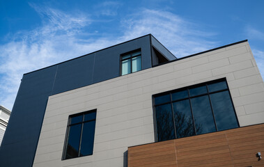 Modern architecture for new commercial buildings in South Boston.