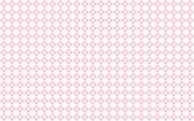 背景素材　可愛いハートのパターン　ピンク