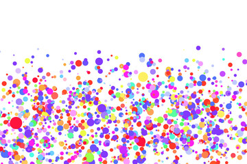 Light multicolor background, colorful vector texture with circles. Splash effect banner. Glitter silver dot abstract illustration with blurred drops of rain. Pattern for web page, banner,poster, card