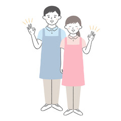 介護ヘルパー・保育士／男女　バッチリ