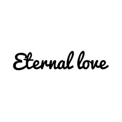 ''Eternal love'' Lettering