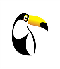 Toucan logo vector design icon