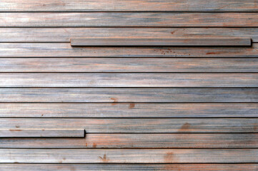 Obraz premium natural brown wooden lath line arrange pattern. for background texture