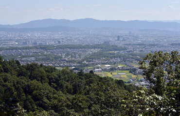 Fototapeta premium 金蔵寺 境内から市内遠望 京都市