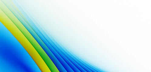 abstract blue green yellow waves lines background texture