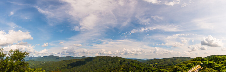 남한산성 파노라마 풍경
