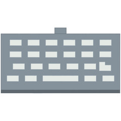 keyboard icon isolated white background 