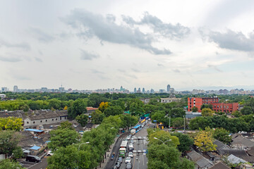 skyline of beijing city