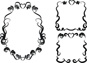 vector line border frame background