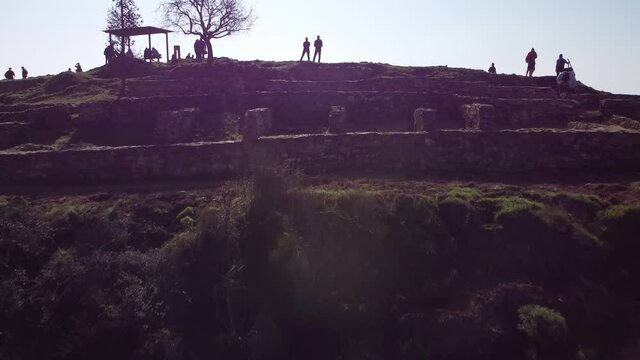 Footage filmed in Barcelona to city of Barcelona with DJI Mini 2 in 4k. San Cugat, poblado iberico.
