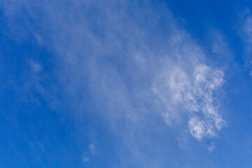 Fototapeta na wymiar Beautiful clouds with blue sky background. Nature weather, cloud blue sky