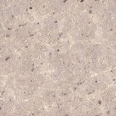Fototapeta premium Seamless pattern of hand drawn scattered damask motifs on a high quality hand made paper texture. High quality illustration. Ornamental design for surface pattern print for interior decor or fashion.