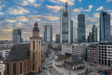 Fototapeta na wymiar Beautiful views of Frankfurt