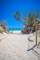 Elafonisi Pink Beach in Chania Crete Greece