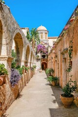 Fototapeta na wymiar Holy Trinity Monastery Chania Crete