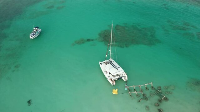 Taking the yacht out with friends in Tulum is always a good time filled with adventure and discovery!