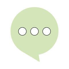 speech bubble message