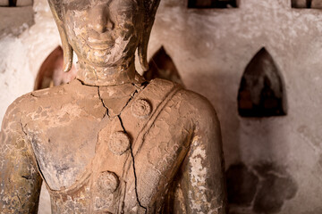 Old buddhist statues