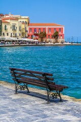Chania Town and Port in Crete Greece