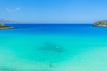 Fototapeta na wymiar Voulisma Beach in Lasithi Lassithi Crete Greece