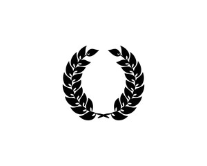 Laurel Wreath Icon Design Template Elements