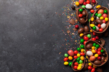 Chocolate easter eggs