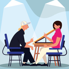 teamwork characters workspace