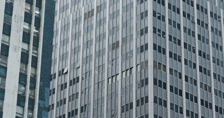 Fototapeta na wymiar Exterior of the business office tower