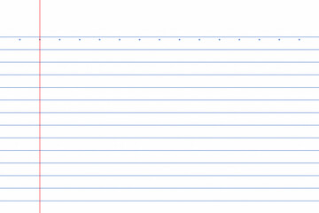 Lined notebook paper for background
