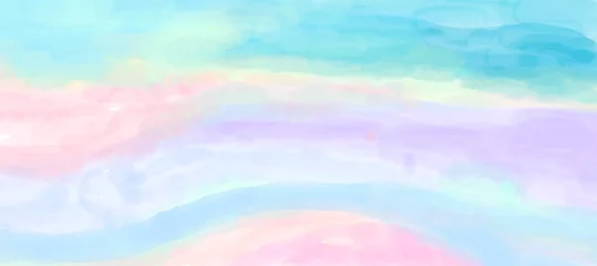 Fototapete pastel blurry colorful abstract background of gradient color. Ombre style  © Nalinee